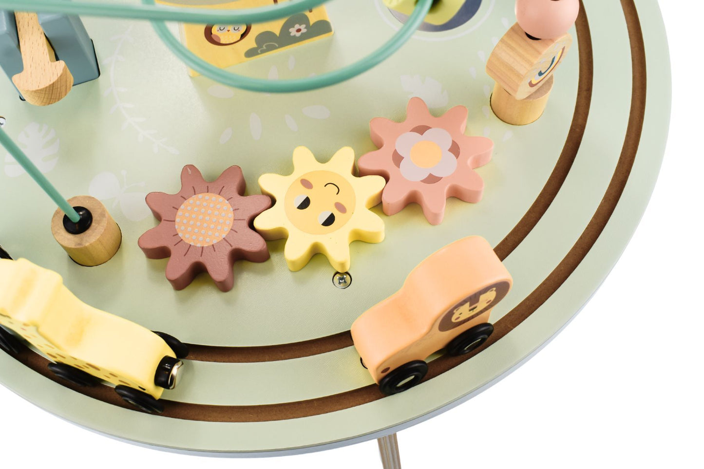 MY FOREST FRIENDS WOODEN ROUND ACTIVITY TABLE TOY