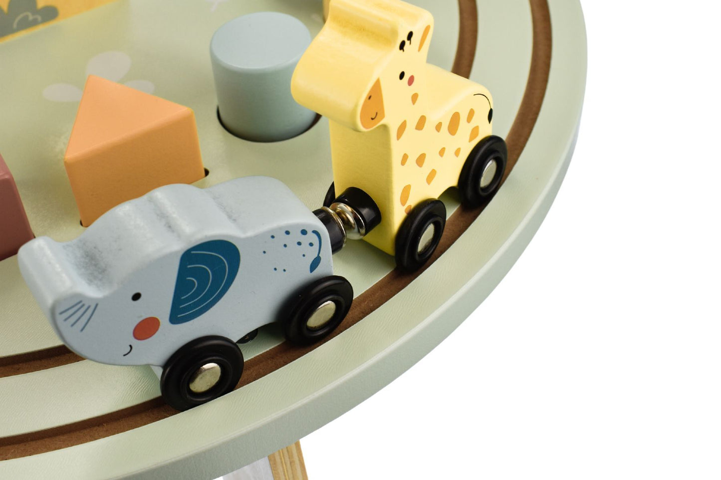 MY FOREST FRIENDS WOODEN ROUND ACTIVITY TABLE TOY