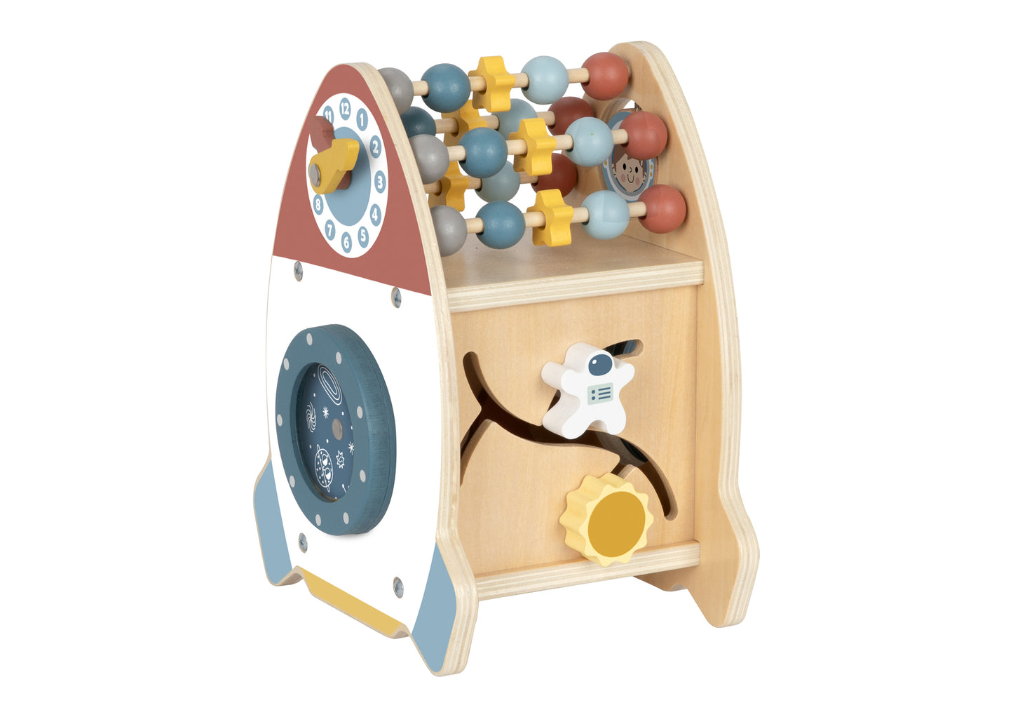 Wooden Activity Space Rocket Toy