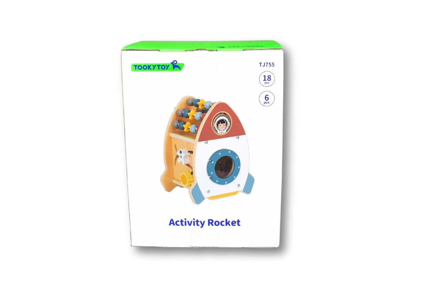 Wooden Activity Space Rocket Toy