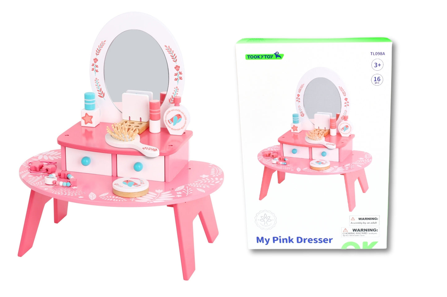 Wooden My Pink Dresser Toy