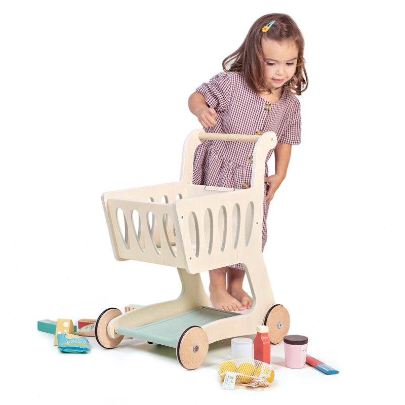 Tender Leaf Toys Wooden Shopping Cart