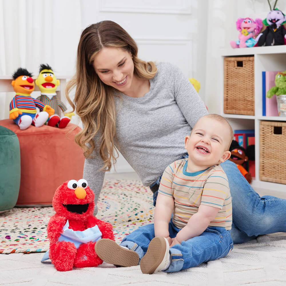 SESAME STREET ANIMATED PEEK-A-BOO ELMO SOFT TOY