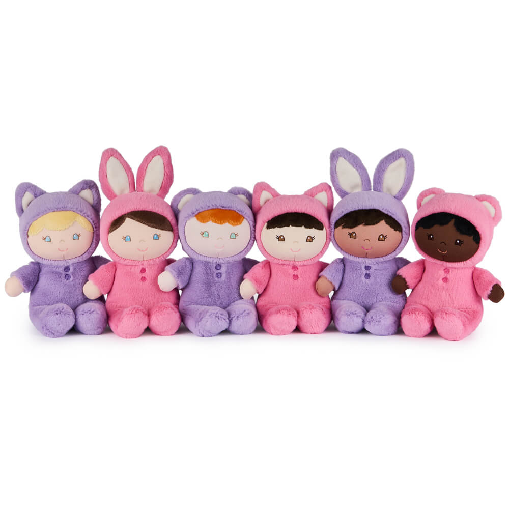 Recycled Plush Mini Baby Dolls