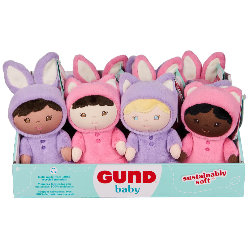 Recycled Plush Mini Baby Dolls