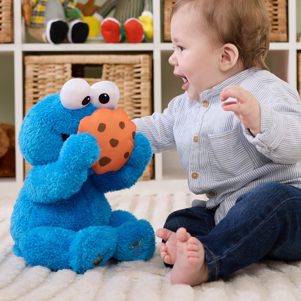 SESAME STREET ANIMATED PEEK-A-BOO COOKIE MONSTER