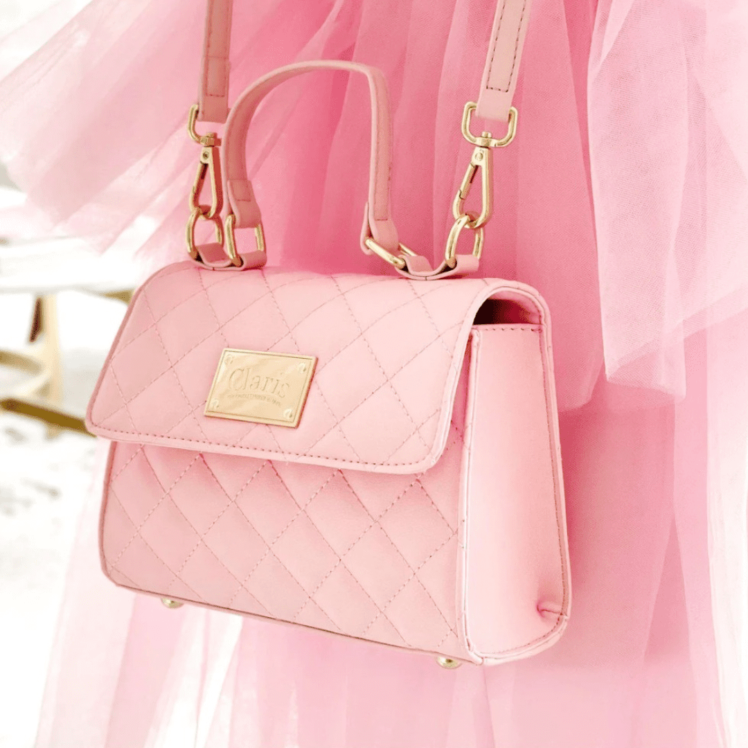 Claris - The Chicest Mouse In Paris ™️ Quilted Shoulder Handbag | Serenity Kids