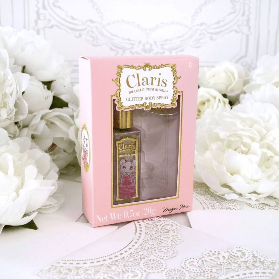 Claris - The Chicest Mouse In Paris ™️ Glitter Body Spray Atomiser | Serenity Kids
