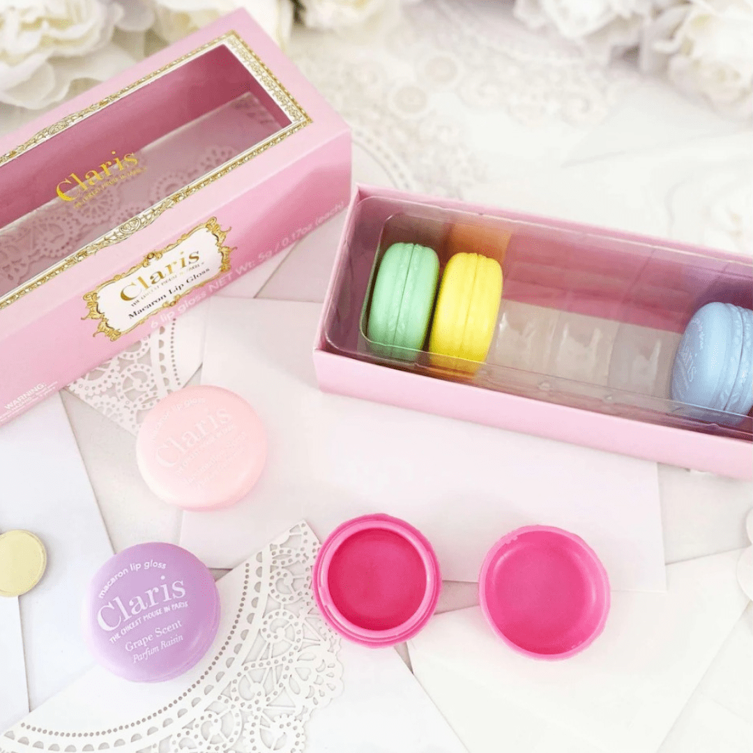 Claris - The Chicest Mouse In Paris ™️ Macaron Lip Gloss Set | Serenity Kids