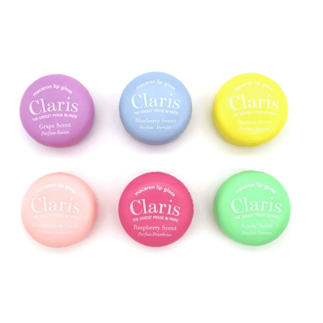 Claris - The Chicest Mouse In Paris ™️ Macaron Lip Gloss Set | Serenity Kids