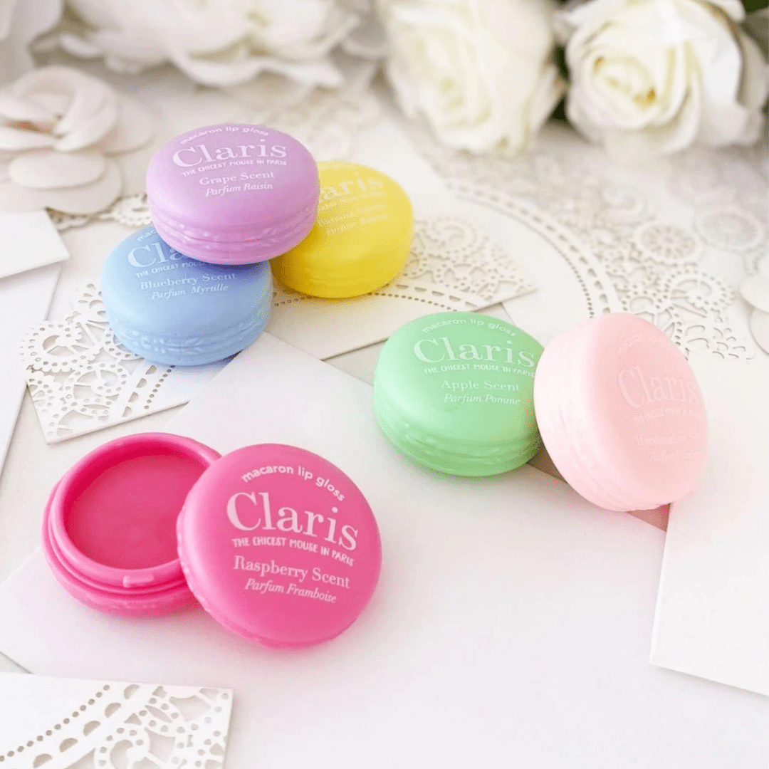 Claris - The Chicest Mouse In Paris ™️ Macaron Lip Gloss Set | Serenity Kids