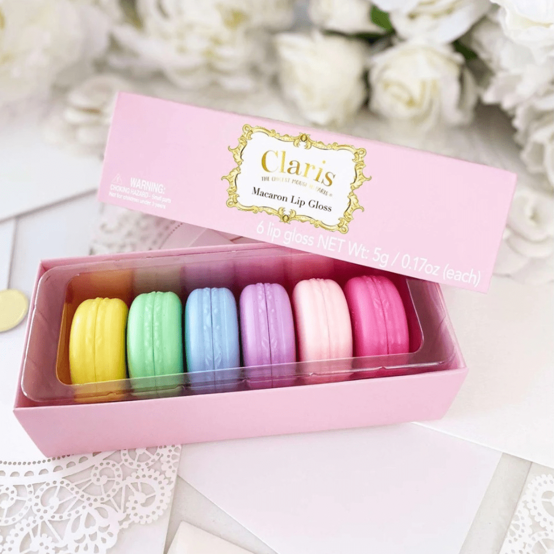 Claris - The Chicest Mouse In Paris ™️ Macaron Lip Gloss Set | Serenity Kids
