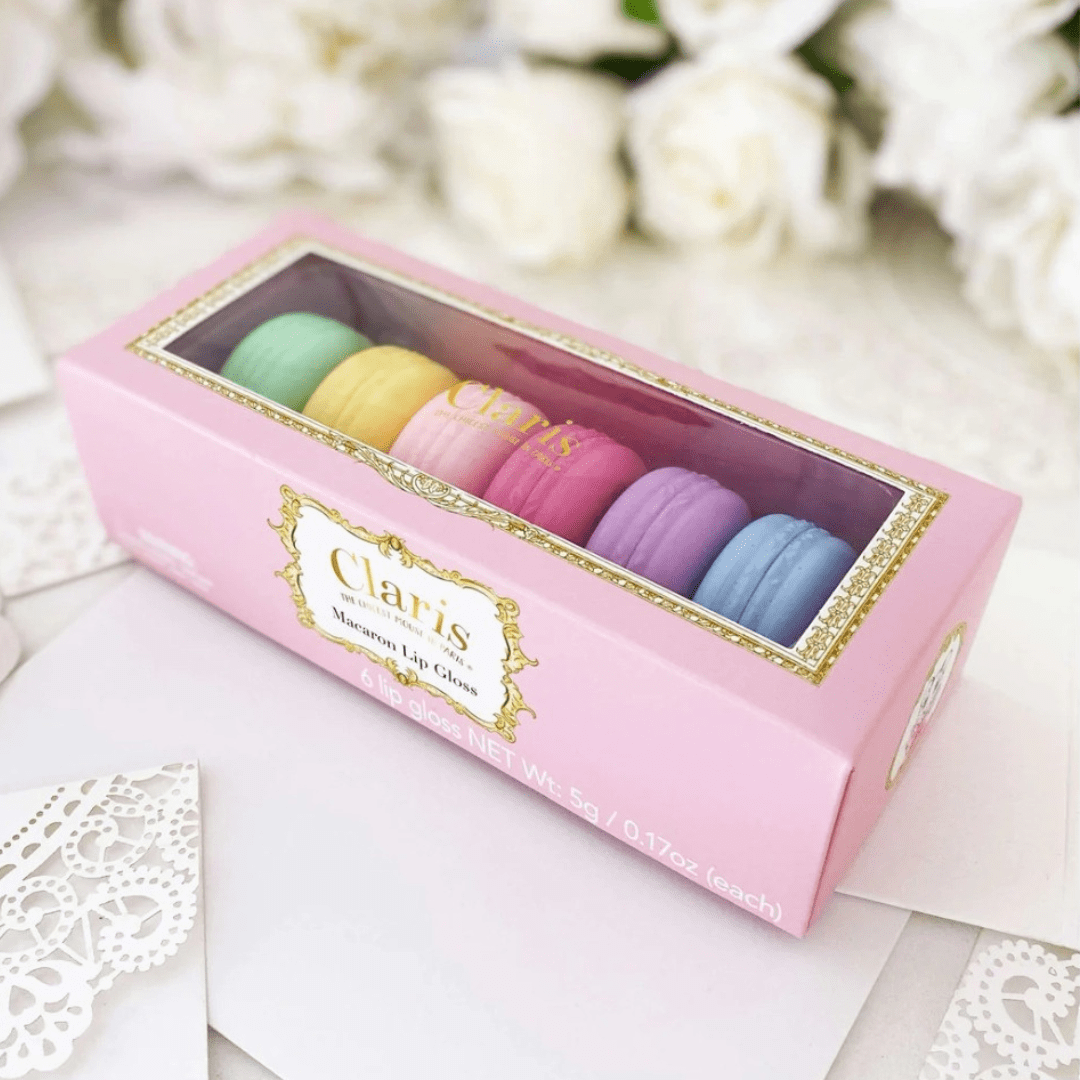 Claris - The Chicest Mouse In Paris ™️ Macaron Lip Gloss Set | Serenity Kids