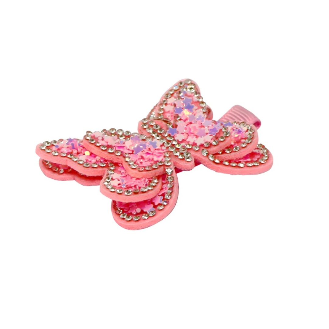 Sparkling Butterfly Hair Clip