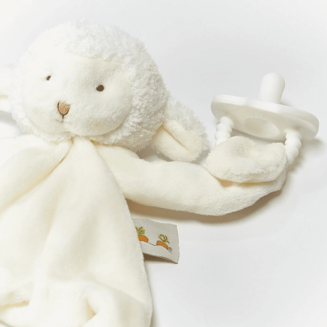 Kiddo The Lamb Silly Buddy Pacifier Holder