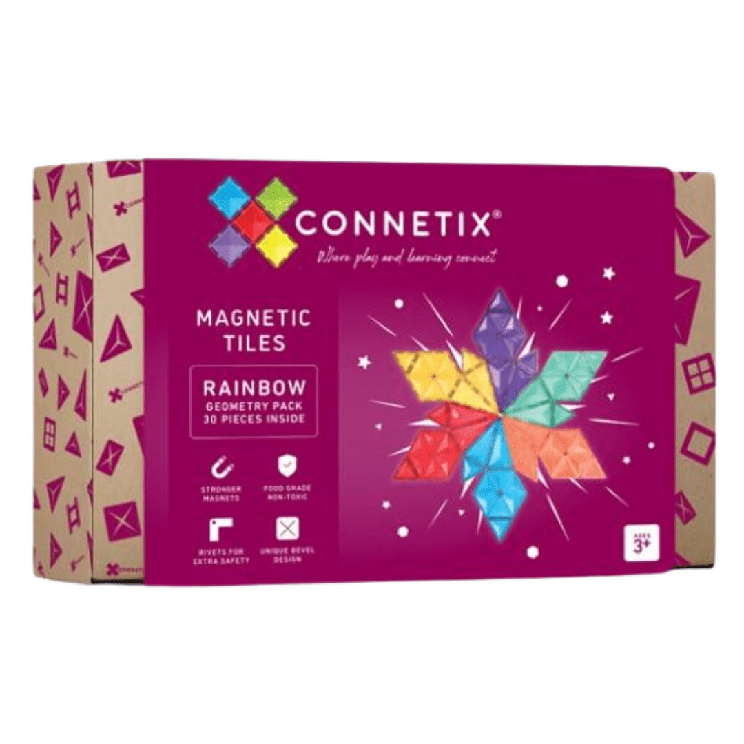Connetix Tiles 30 Piece Geometry Pack AU