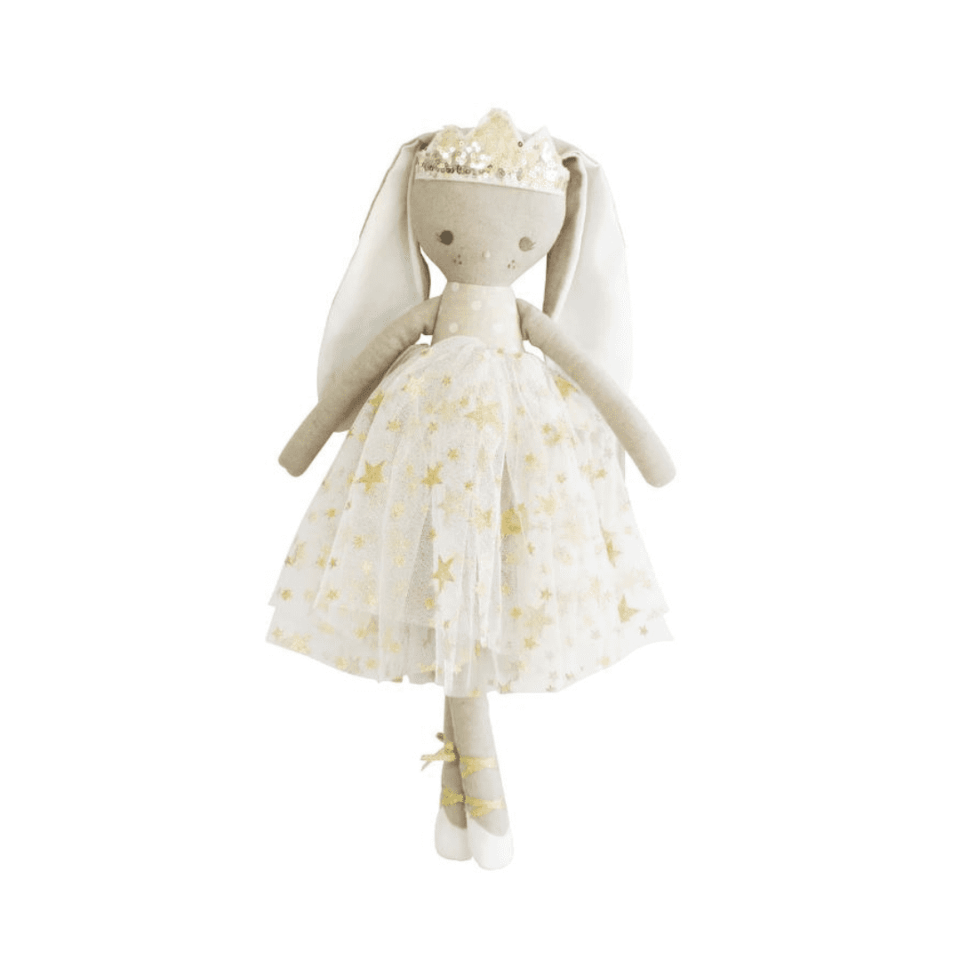 Alimrose - Billie Princess Bunny -43cm Gold | Serenity Kids