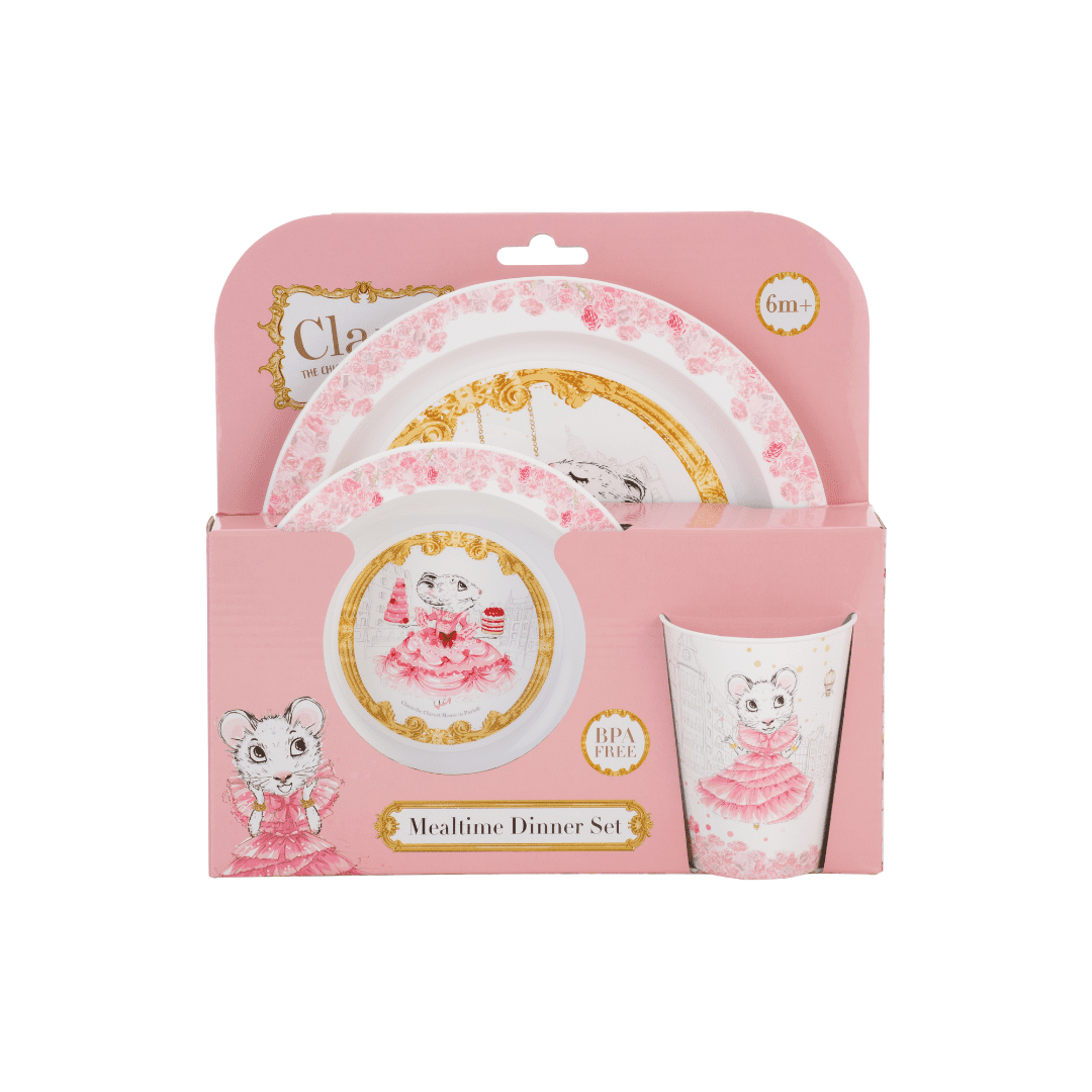 Claris In Paris Mealtime Dinner Set | Serenity Kids