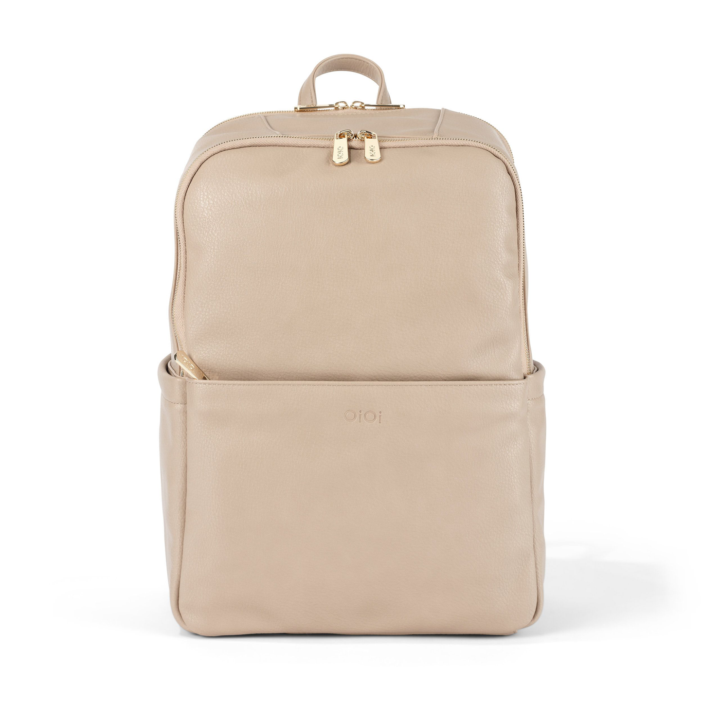 OiOi Multitasker Nappy Backpack - Oat Vegan Leather