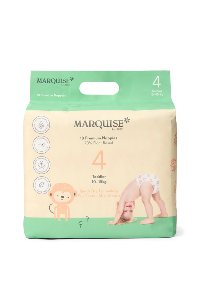 Marquise Toddler Eco Nappies Size 4 (10-15kg)