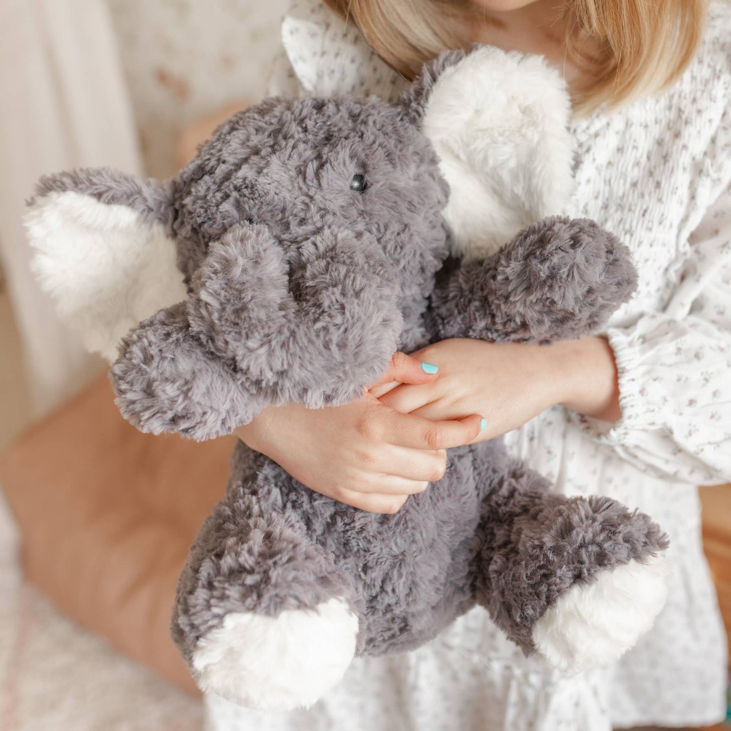 Eleanor The Weighted Elephant Sensory Plush Toy - 1.65kg