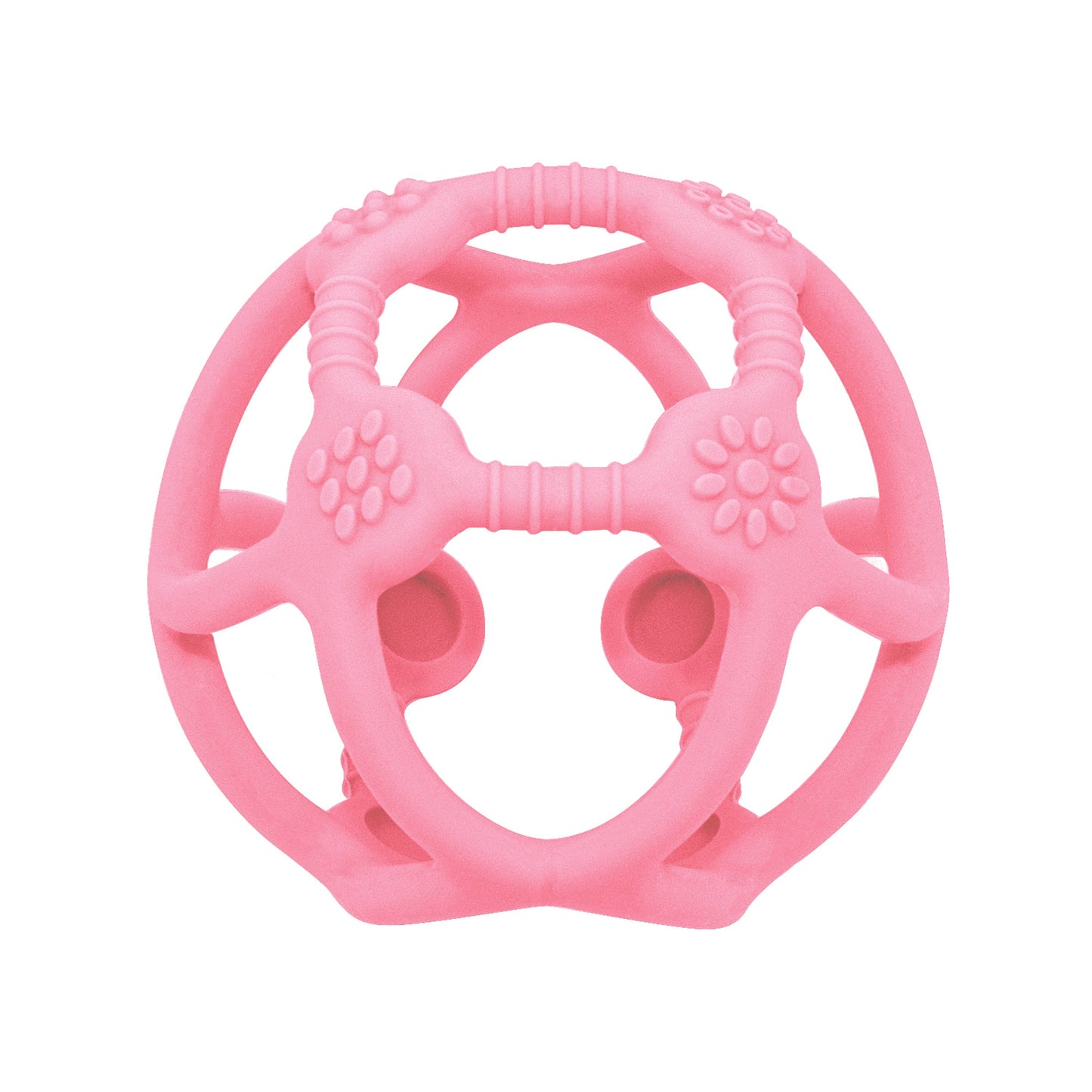 Playground Silicone Teething Ball - Light Pink