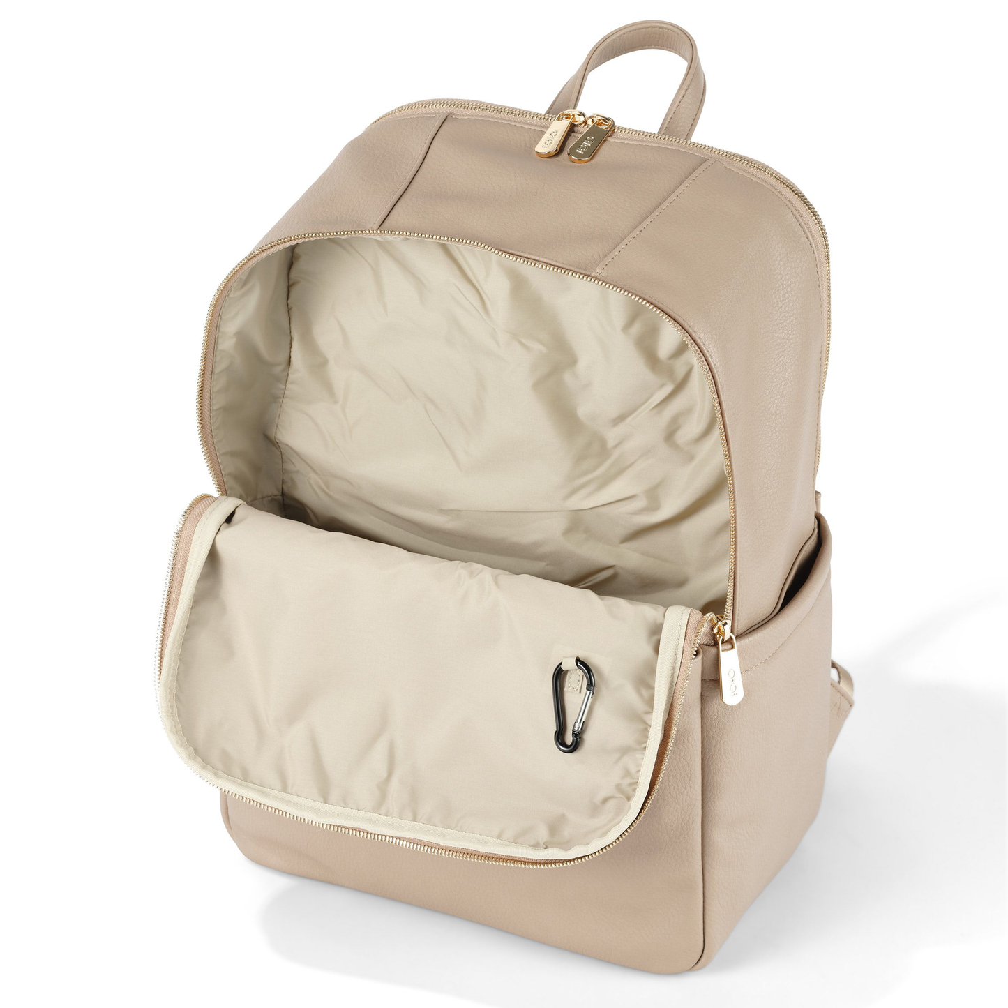 OiOi Multitasker Nappy Backpack - Oat Vegan Leather