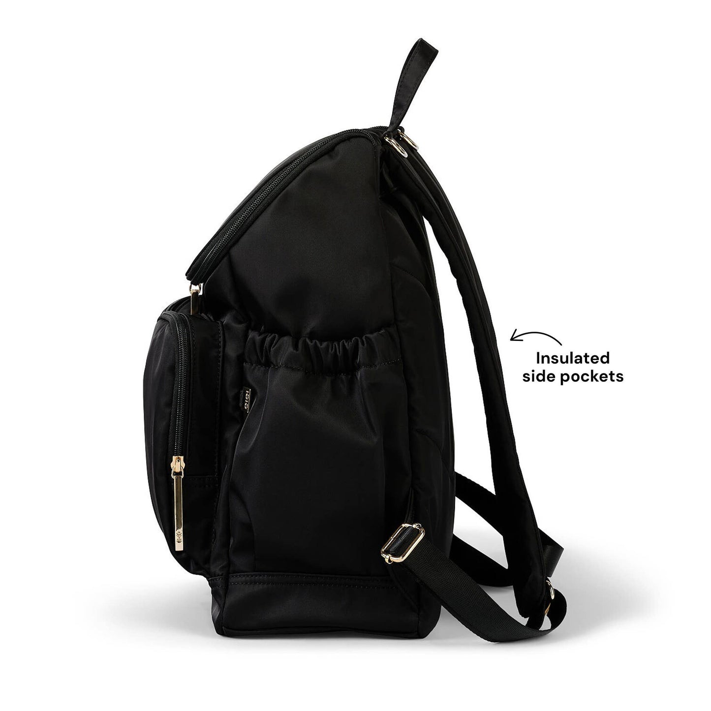 OiOi Signature Nappy Backpack - Black Nylon