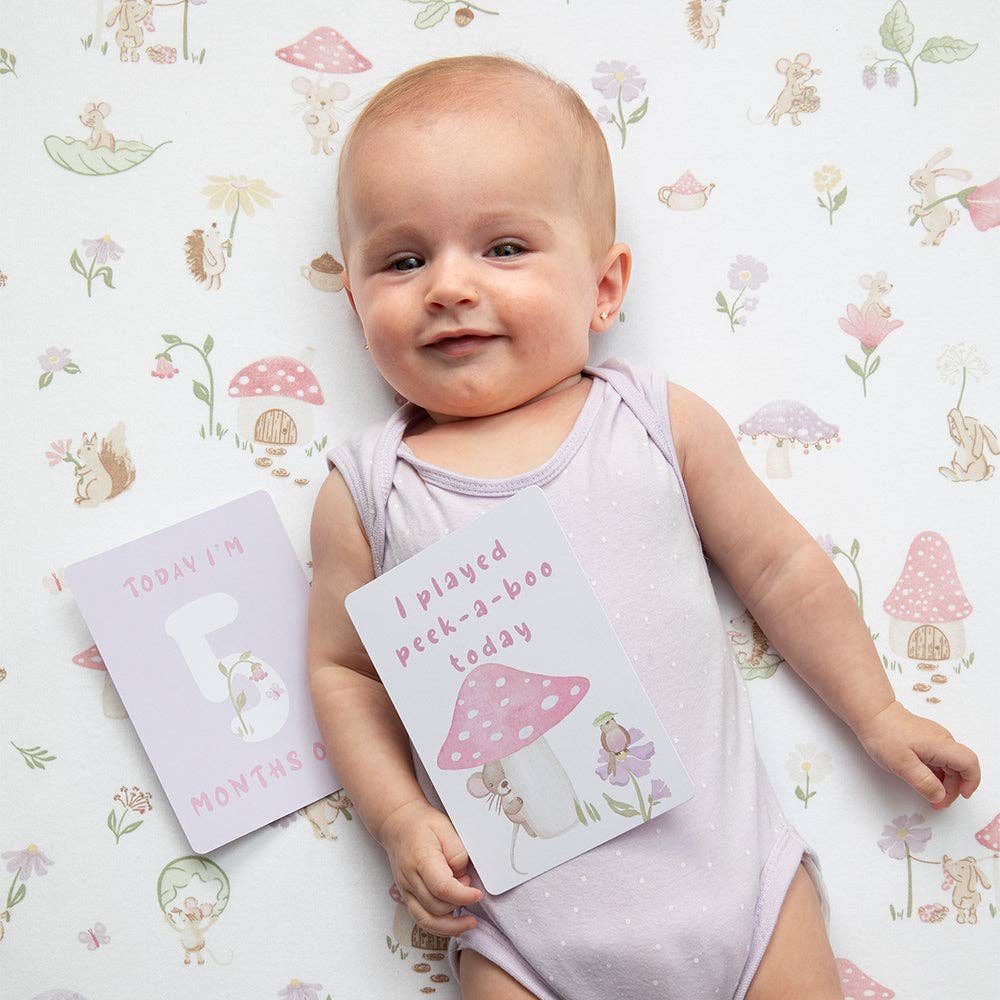 Organic Cot Fitted Sheet 2 Pack - Whimsical Wonderland