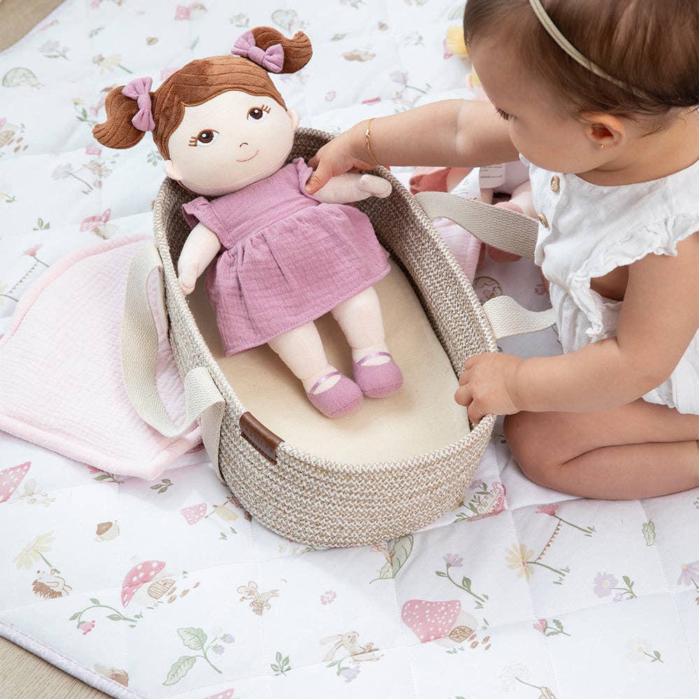 Organic Reversible Cot Comforter - Whimsical Wonderland