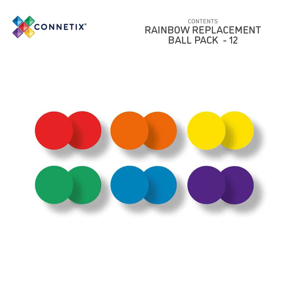 Connetix Rainbow Ball Pack 12 Piece