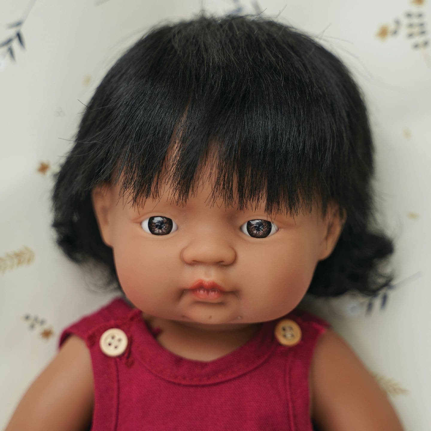 Miniland - Baby Doll - Hispanic Girl 38cm - Anatomically correct