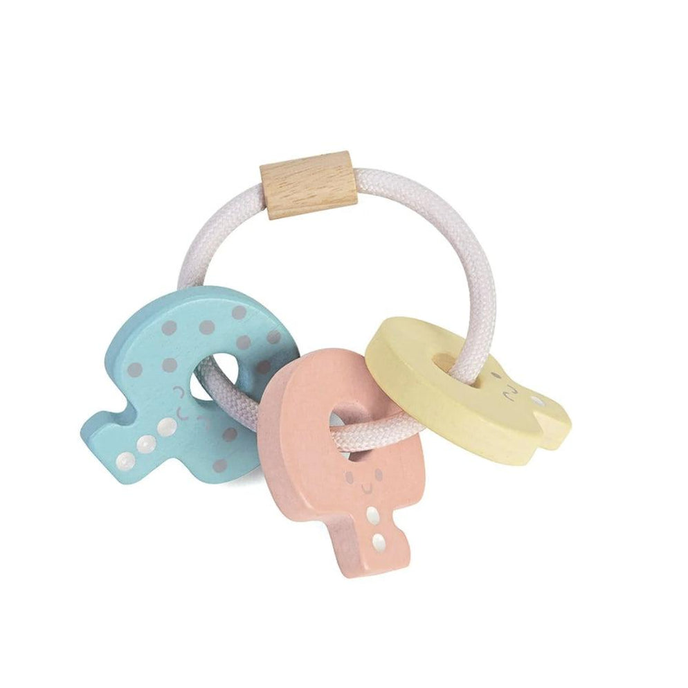 PlanToys Baby Keys Rattle - Pastel