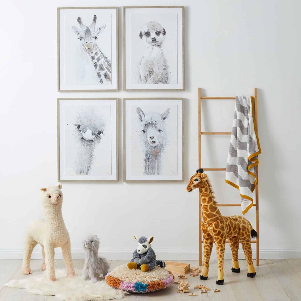 Large Standing Plush Giraffe