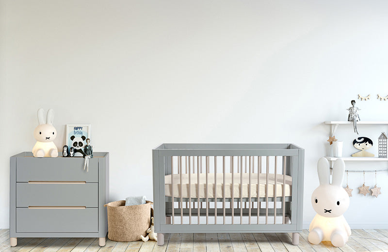 COCOON Bundle Allure Cot & Change Table Including Australian Made Inner Spring Mattress + Toddler Bed Conversion Kit