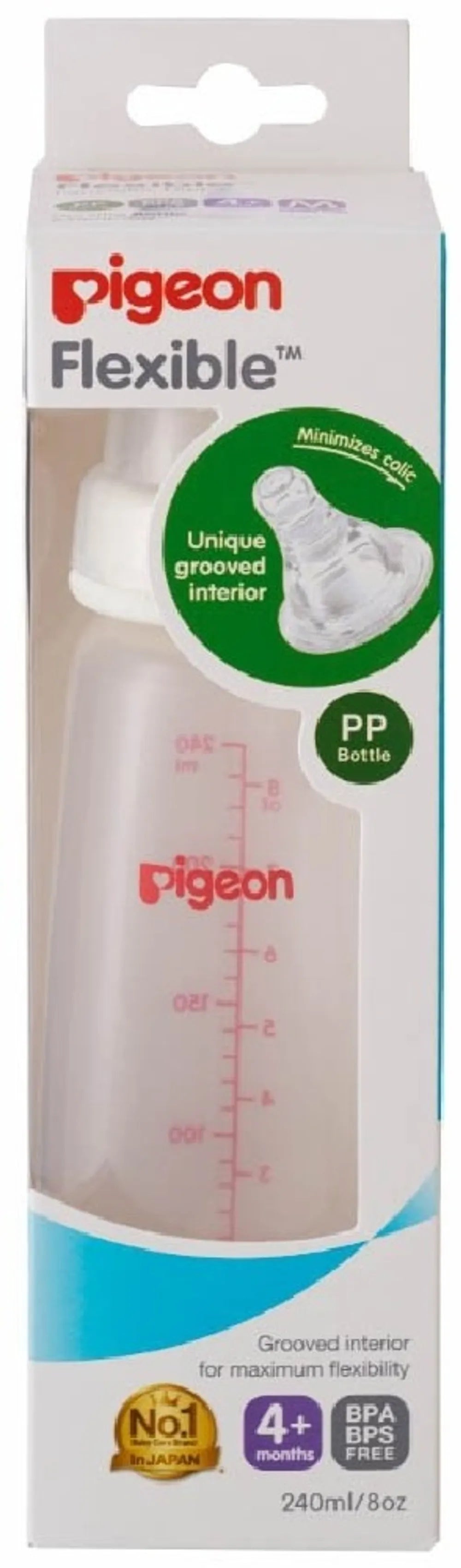 PIGEON FLEXIBLE BOTTLE PP 240ML