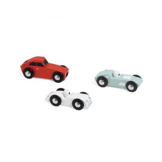 Classic World - Wooden Sports Car Toy Set