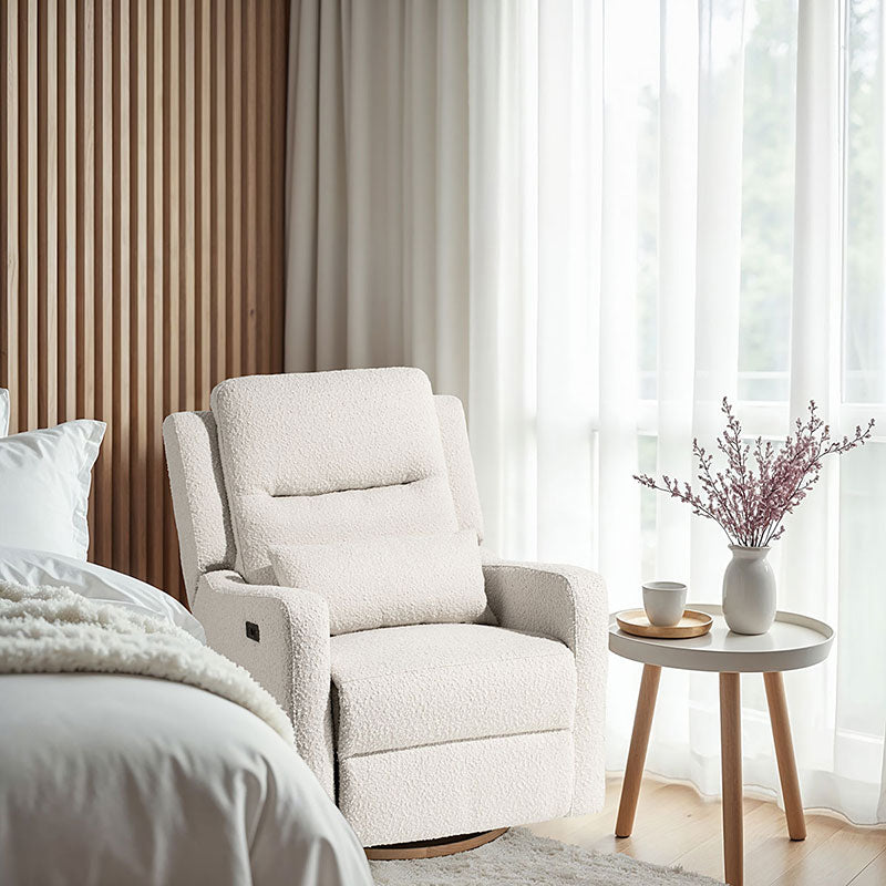 COCOON Rio Electric Recliner Glider Nursery Chair - Vanilla