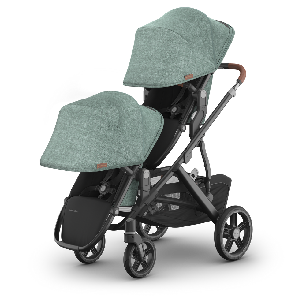 UPPAbaby Vista V3 RumbleSeat - Gwen - Green Melange/ Carbon