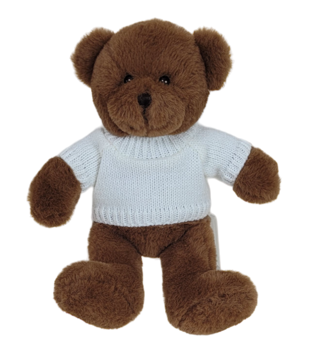 Petite Vous Mini Toy Bowie the Bear - 17cm - With Jumper