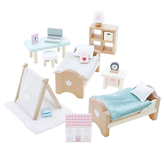 Le Toy Van Daisylane Child's Doll House Bedroom Playset