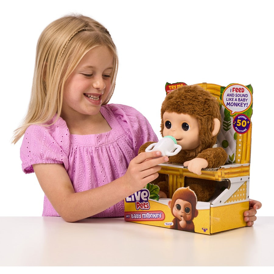 Little Live Pets My Lil Baby Monkey Plush