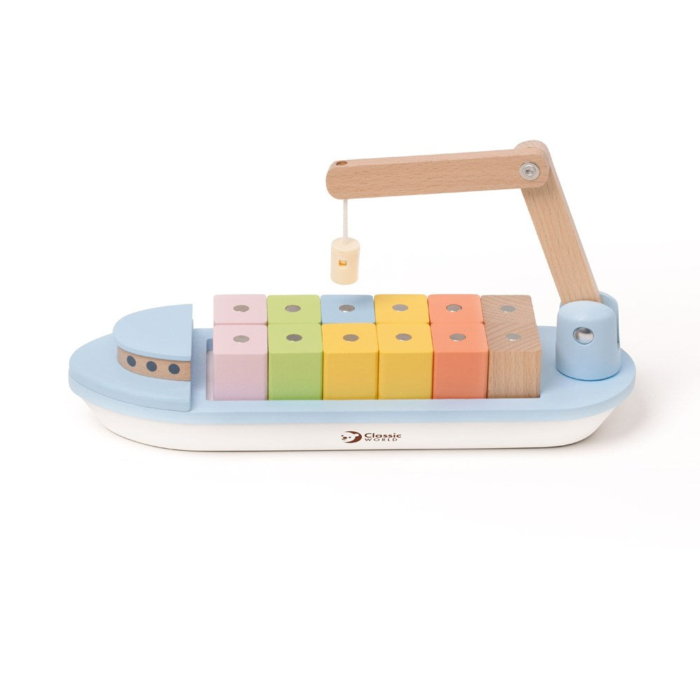Classic World - Block Boat Toy
