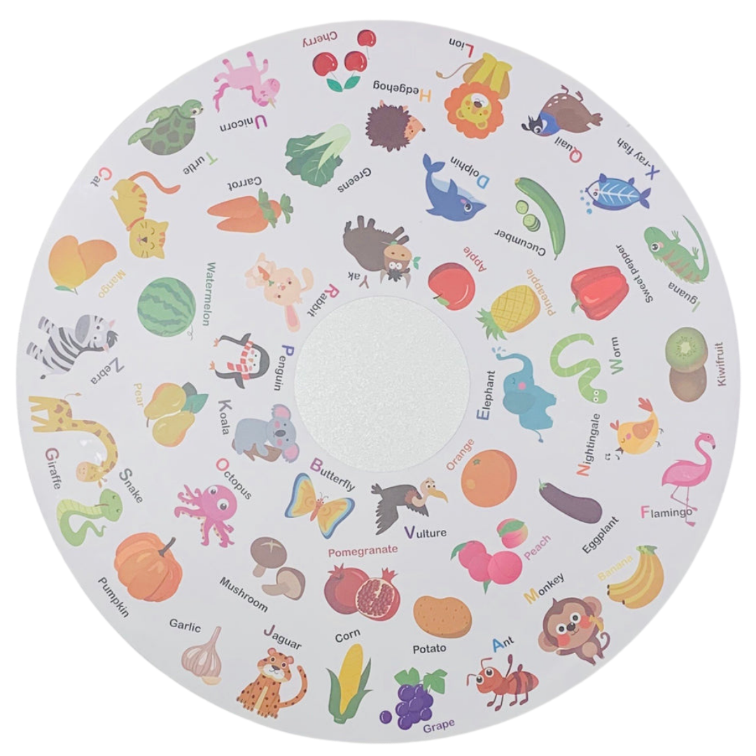 RiaBaby Play&Learn Activity Table Set with Adjustable Legs - Lego duplo compatible