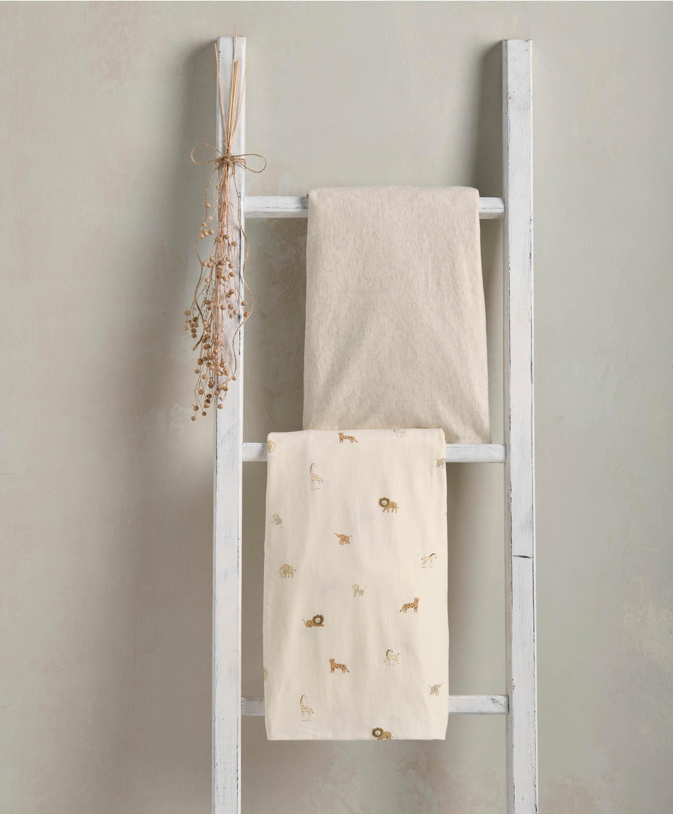 Mamas & Papas Cot 2pk Fitted Sheets - Born to be Wild