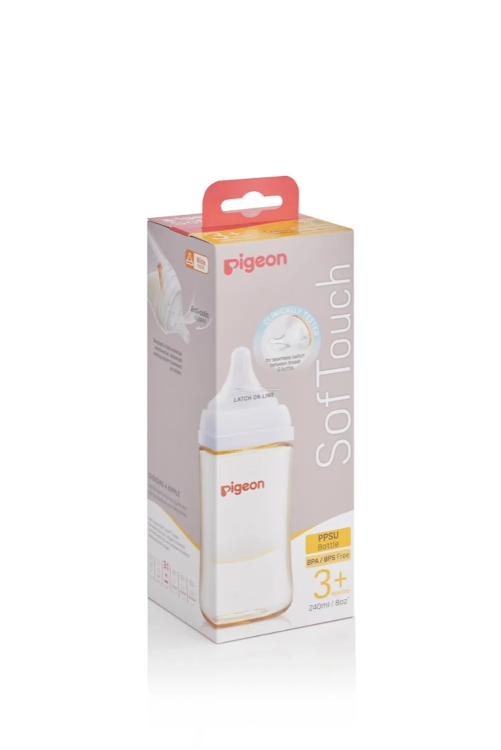 PIGEON SOFTOUCH BPP BOTTLE PPSU 240ML