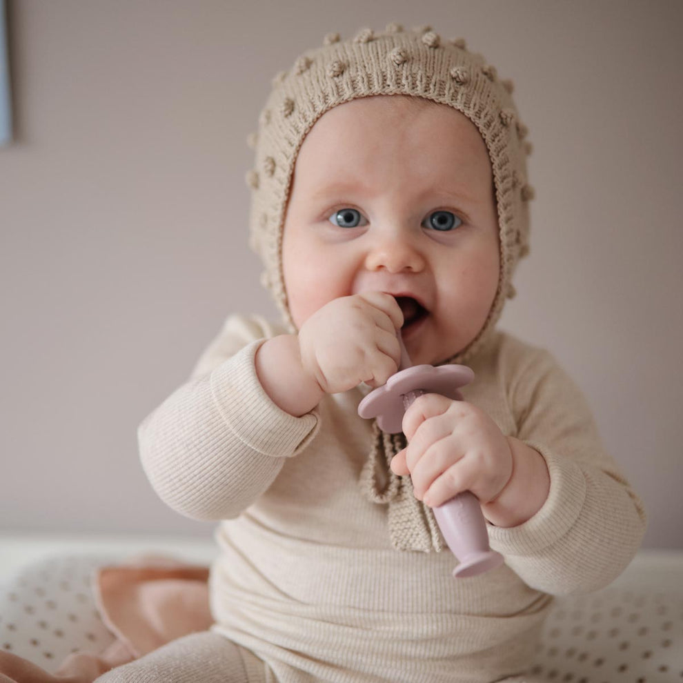 Mushie Training Toothbrush - Sand