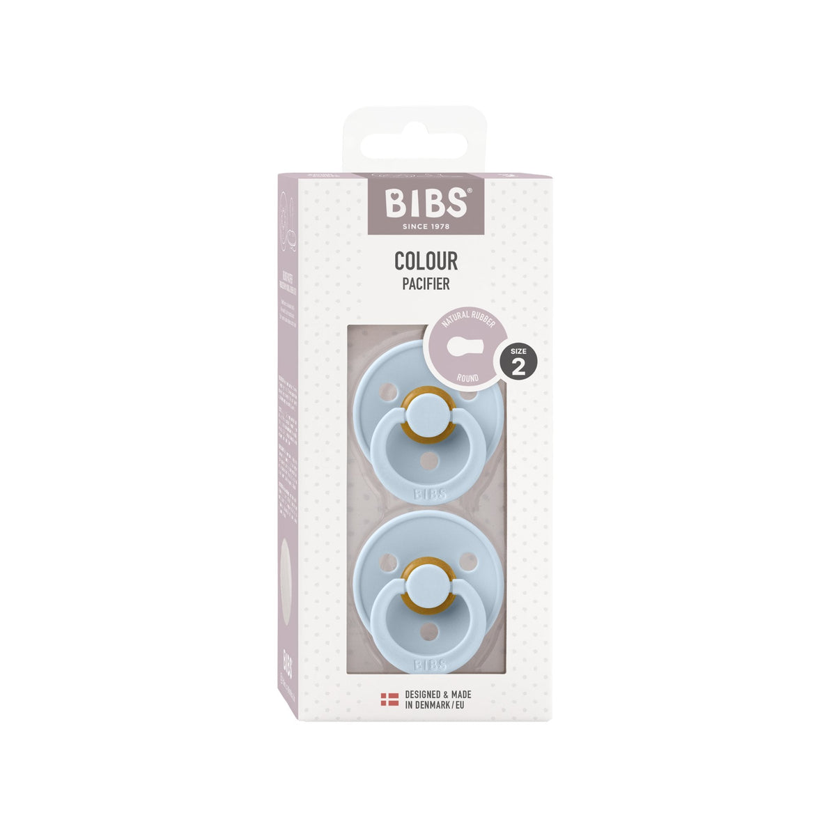 Bibs Baby Blue Round, Latex (2pk)