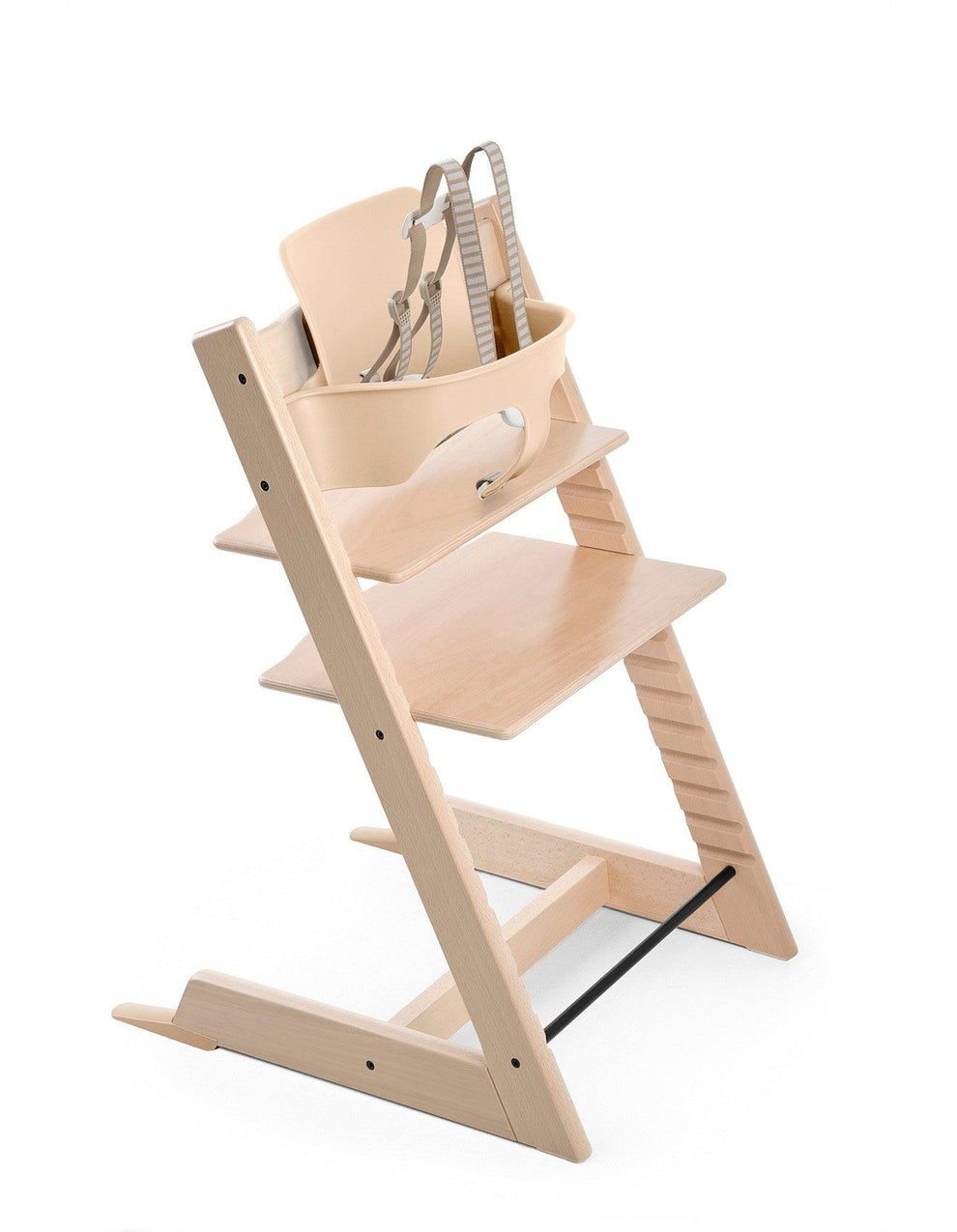 Stokke Tripp Trapp High Chair Bundle - Chair - Baby Set With Harness - Tray