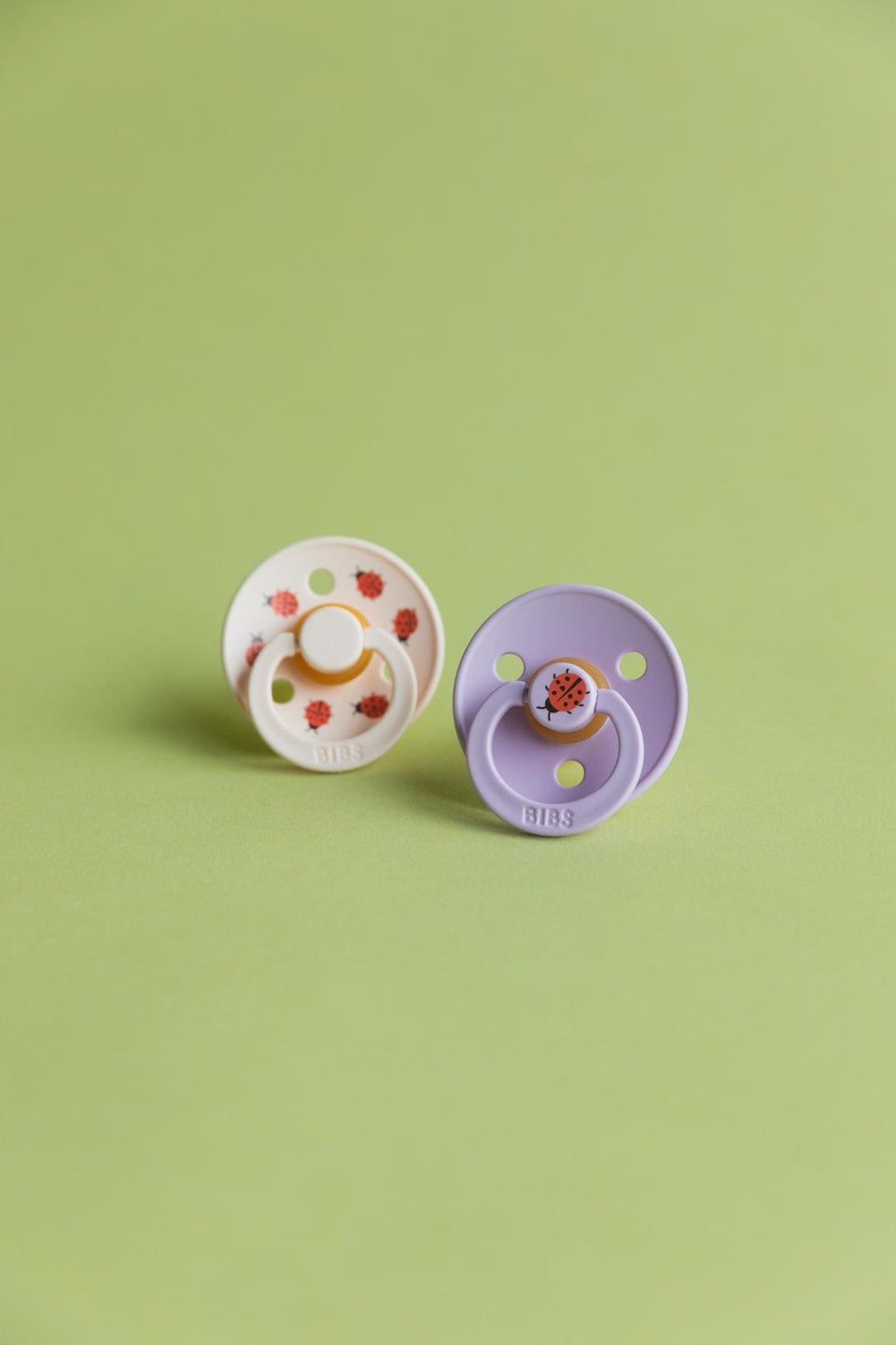 BIBS Urban Garden, Ladybug Violet Sky Mix Pacifiers